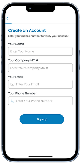 portergo mobile app displayed on a cell phone