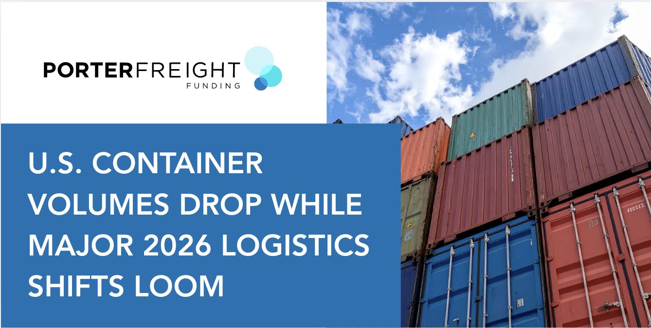 U.S. Container Volumes Drop While Major 2026 Logistics Shifts Loom