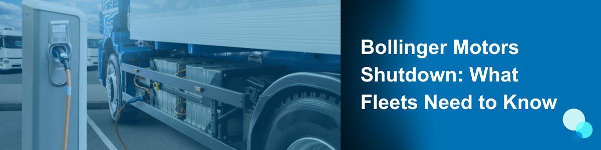 Semi Truck filling up fuel tank with text overlay “Fleets Turn to Renewable Diesel & Biodiesel Rather Than Battery-Electric Trucks”