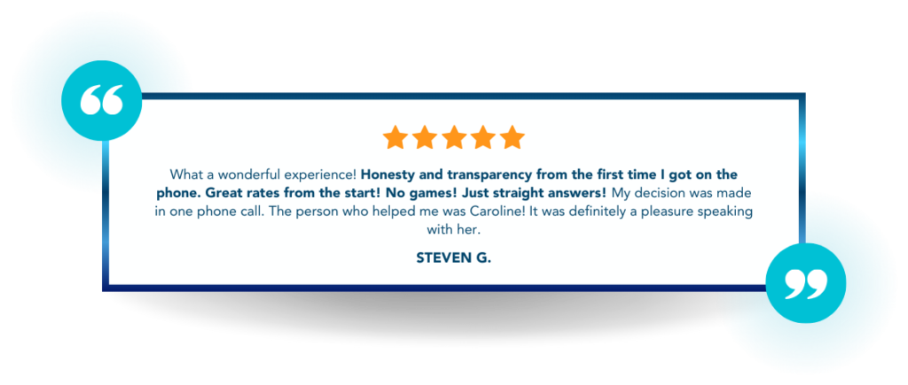 5-star client testimonial for Porter Freight Funding, a freight factoring company for trucking businesses, highlighting honesty, transparency, and competitive rates