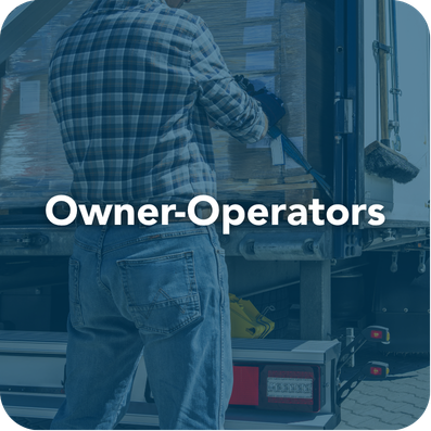 Owner-operator unloading truck using freight factoring for fast cash flow and fuel expenses