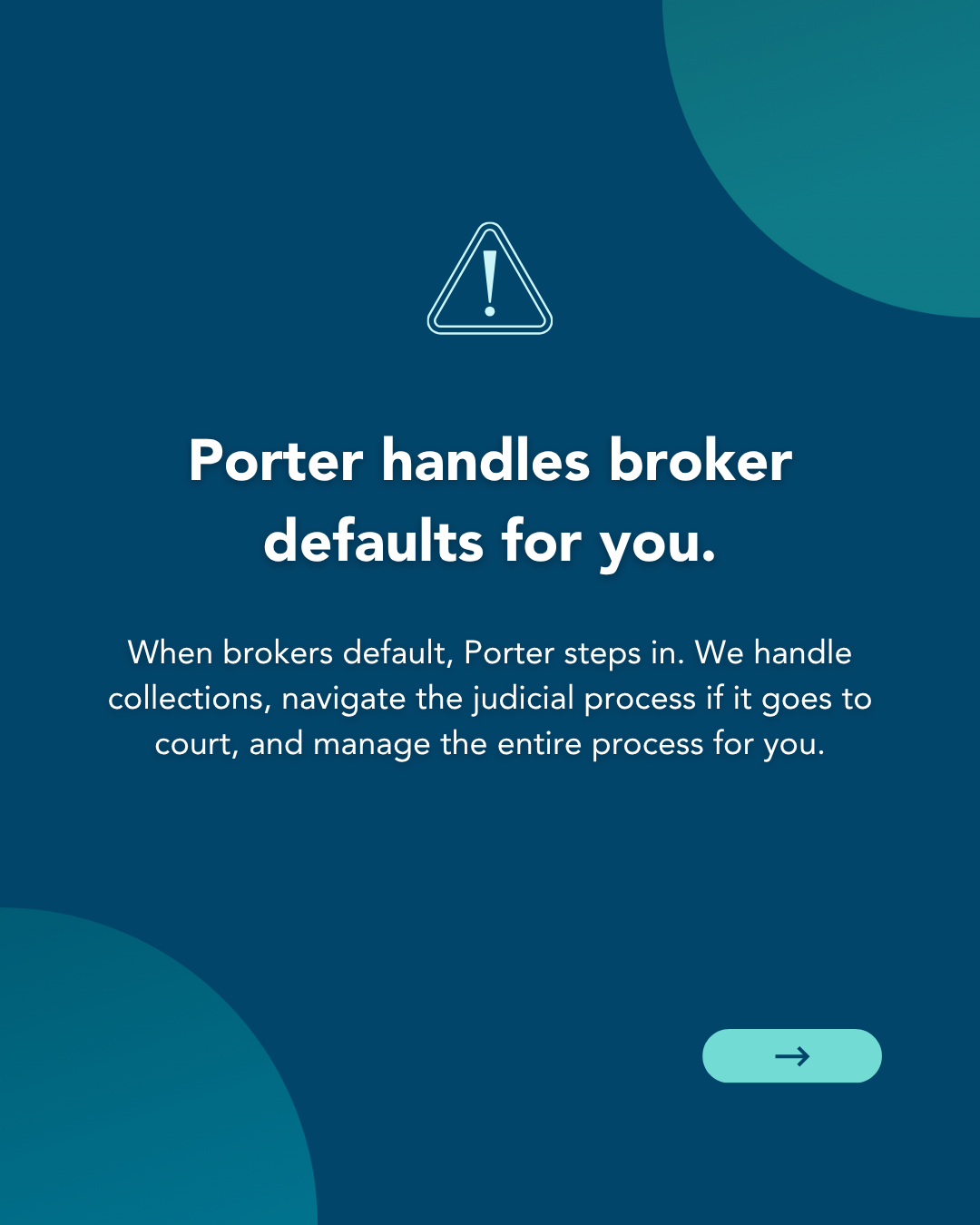 Porter Freight Funding helps trucking companies by handling broker defaults collections and bond filing