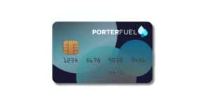 Porter Fuel Card showing discounted diesel prices compared to national average for trucking fleets