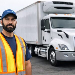 Owner-operator hauling refrigerated freight using reefer truck factoring to improve cash flow
