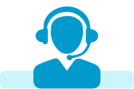 Customer support headset icon representing direct access to knowledgeable freight factoring specialists and personalized service