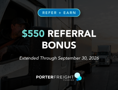 Porter Freight Funding Extends Referral Bonus Program Through September 30, 2026